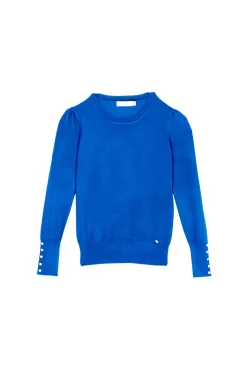 LA PETITE ÉTOILE Mailles|Pull Beatrice Bleu Azur
