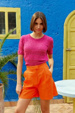 LA PETITE ÉTOILE Mailles|Pull Indiana Fuchsia