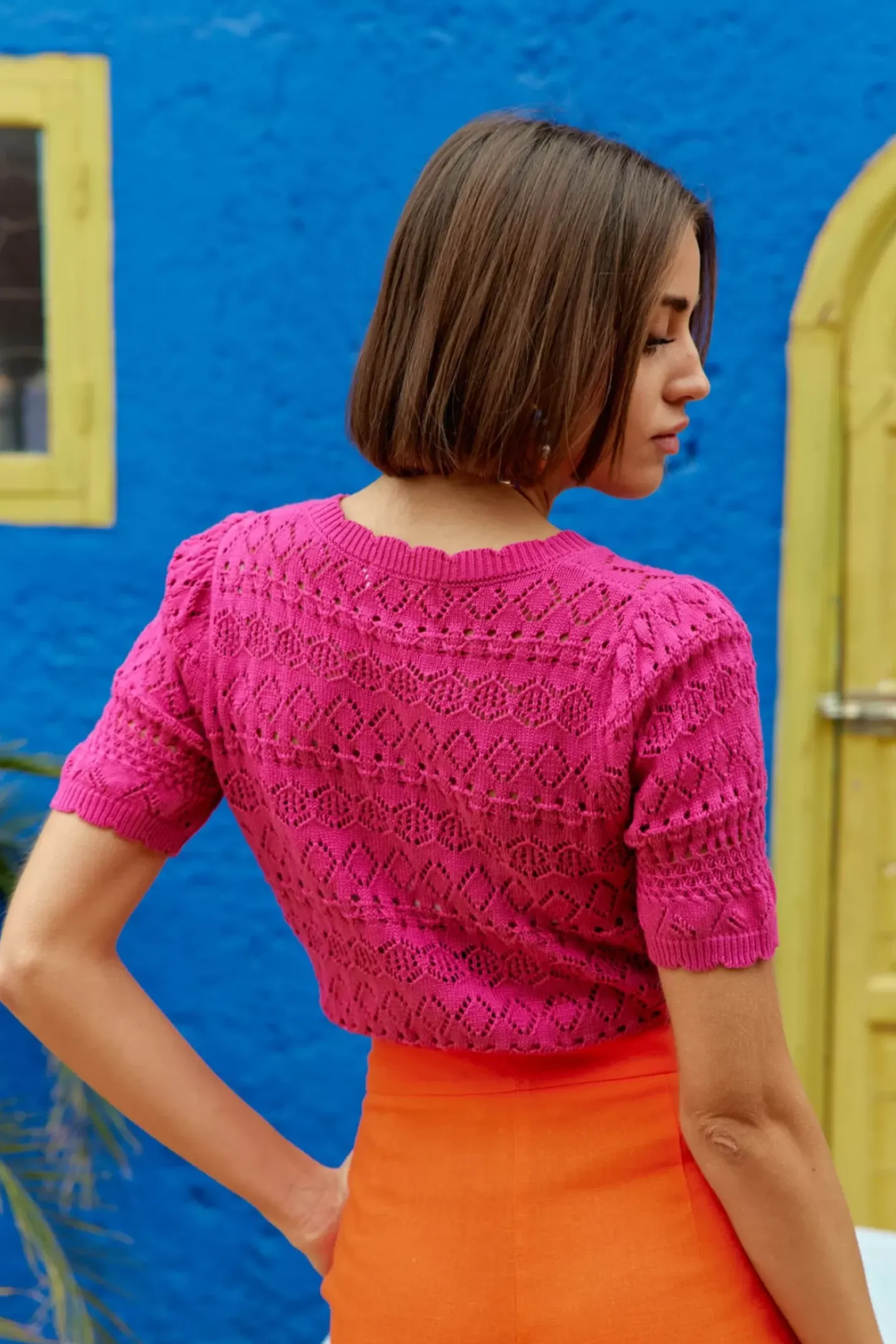 LA PETITE ÉTOILE Mailles|Pull Indiana Fuchsia