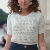 LA PETITE ÉTOILE Mailles|Pull Indiana Ecru