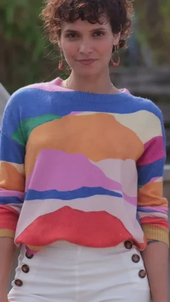 LA PETITE ÉTOILE Mailles|Pull Isaline Multico