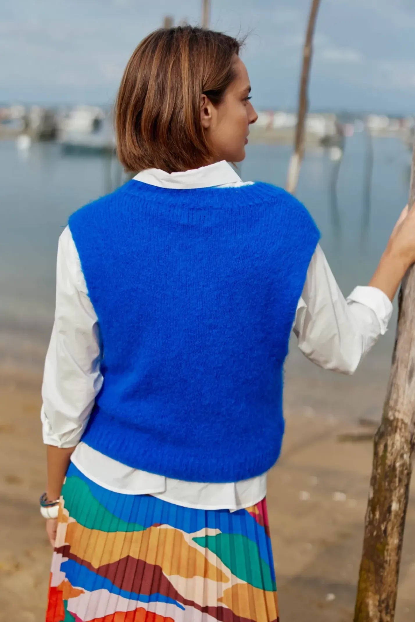 LA PETITE ÉTOILE Mailles|Pull Makena Bleu
