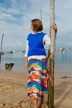 LA PETITE ÉTOILE Mailles|Pull Makena Bleu