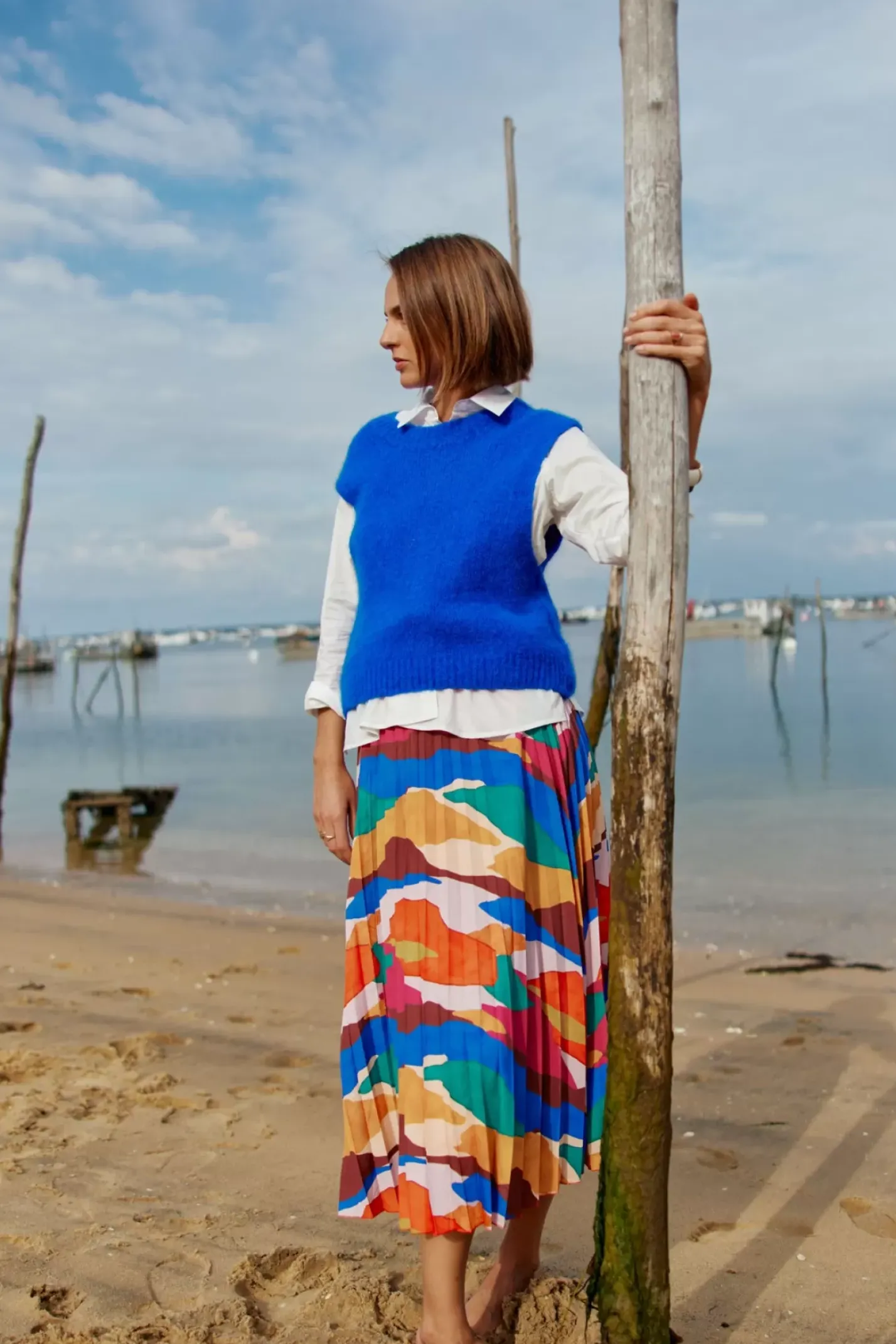 LA PETITE ÉTOILE Mailles|Pull Makena Bleu