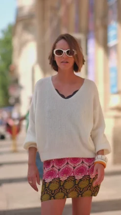 LA PETITE ÉTOILE Mailles|Pull Malaly Ecru