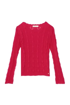LA PETITE ÉTOILE Mailles|Pull Radia Fuchsia