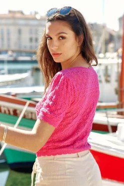 LA PETITE ÉTOILE Mailles|Pull Roberta Fuchsia