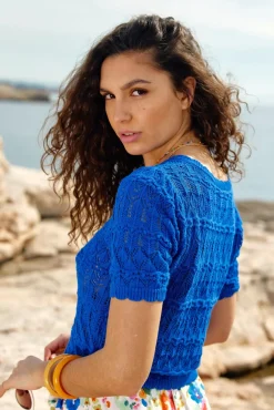 LA PETITE ÉTOILE Mailles|Pull Roberta Bleu