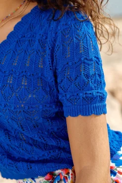 LA PETITE ÉTOILE Mailles|Pull Roberta Bleu