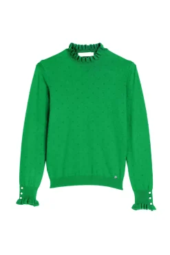 LA PETITE ÉTOILE Mailles|Pull Solferinos Vert
