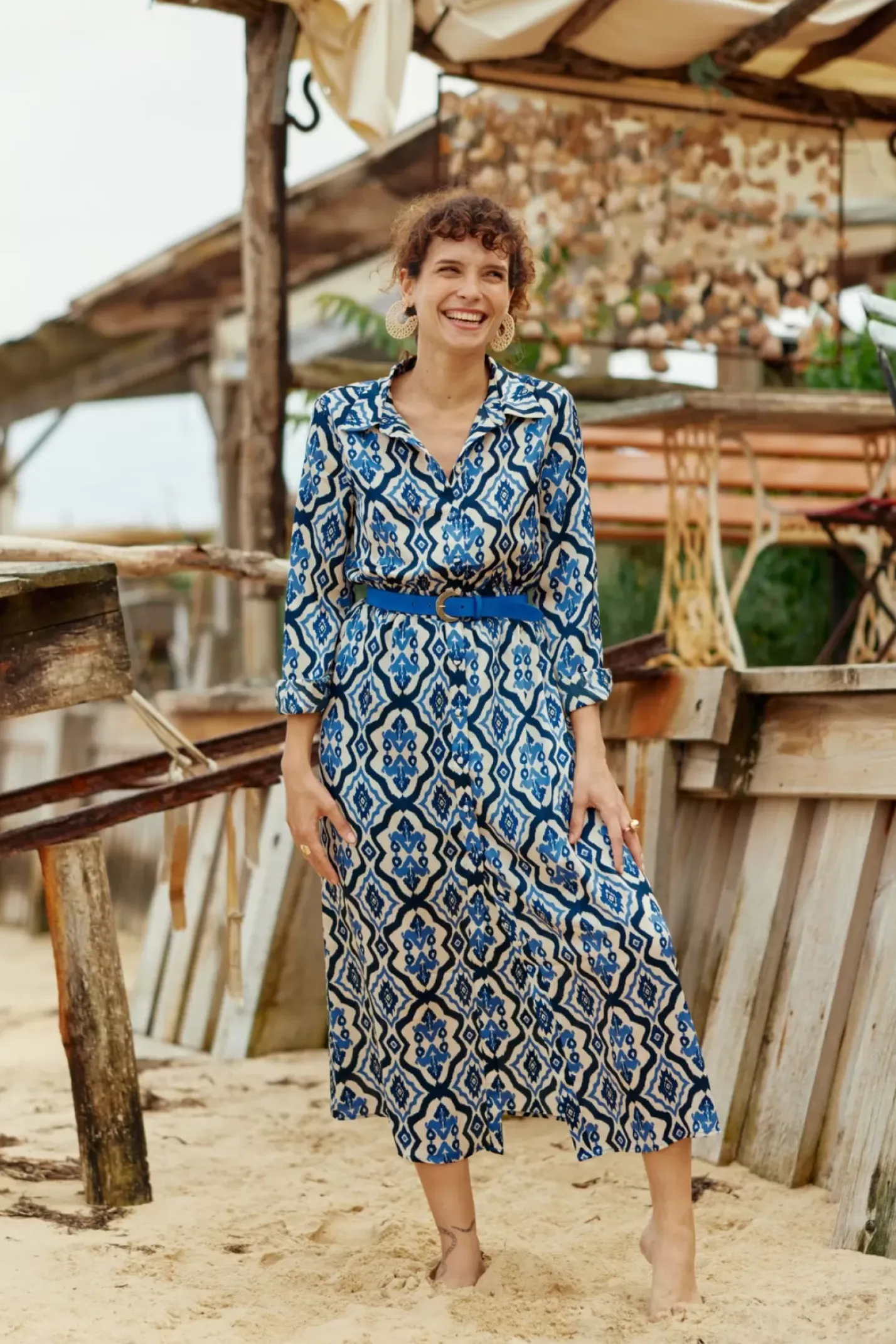 LA PETITE ÉTOILE Robes & Combinaisons|Robe Enso Bleu