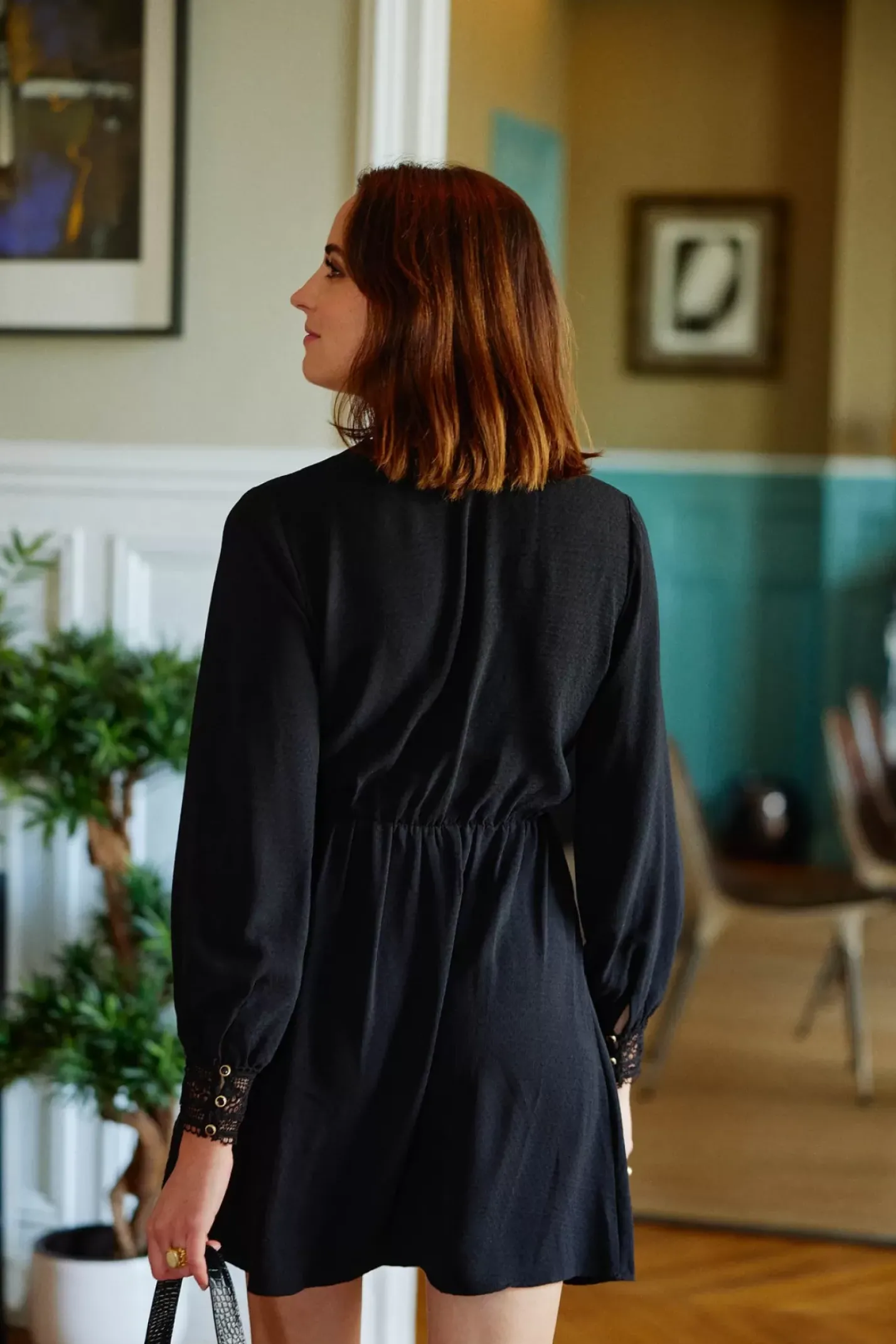 LA PETITE ÉTOILE Robes & Combinaisons|Robe Evangeline Noir