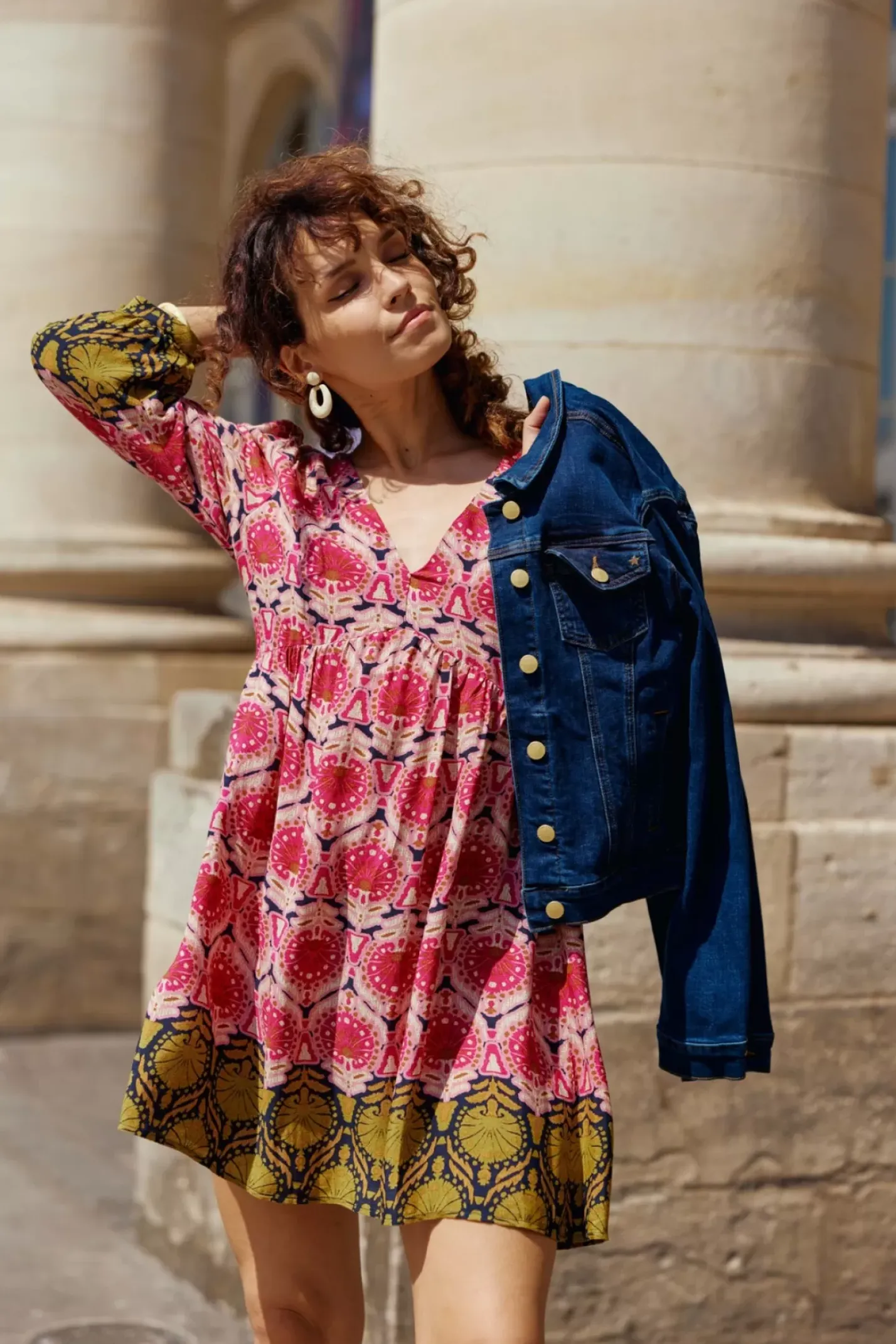 LA PETITE ÉTOILE Robes & Combinaisons|Robe Fraya Aztek