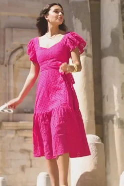 LA PETITE ÉTOILE Robes & Combinaisons|Robe Marinia Fuchsia