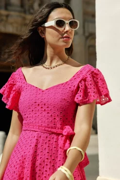 LA PETITE ÉTOILE Robes & Combinaisons|Robe Marinia Fuchsia