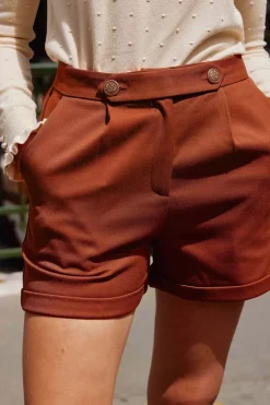LA PETITE ÉTOILE Jupes & Shorts|Short Abeni Marron