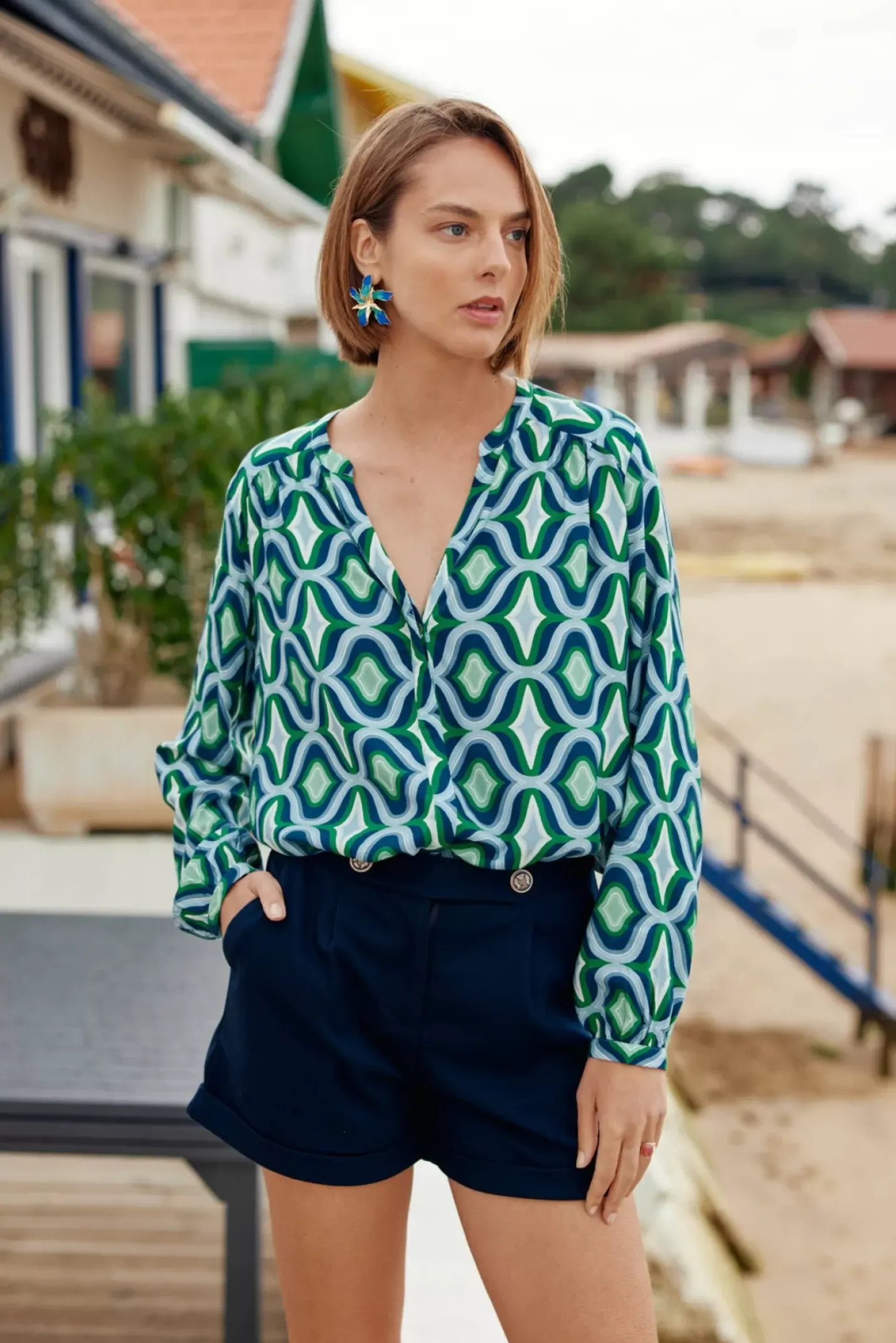 LA PETITE ÉTOILE Jupes & Shorts|Short Abeni Marine