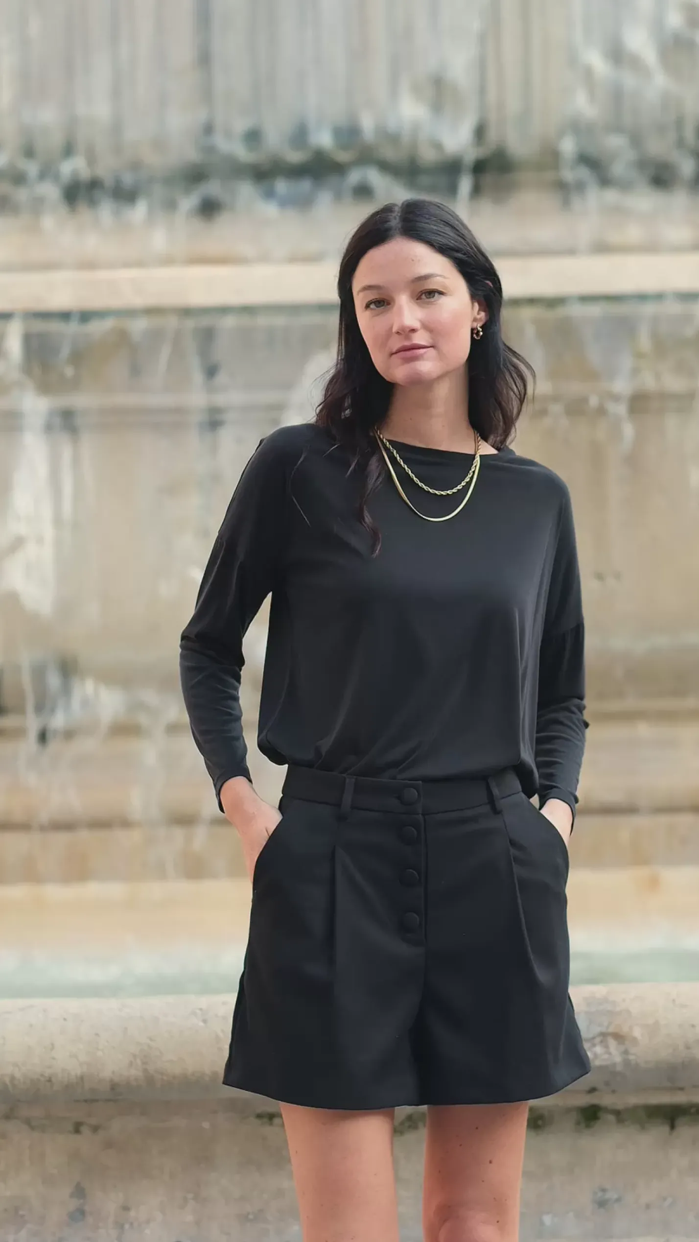 LA PETITE ÉTOILE Jupes & Shorts|Short Ezielle Noir