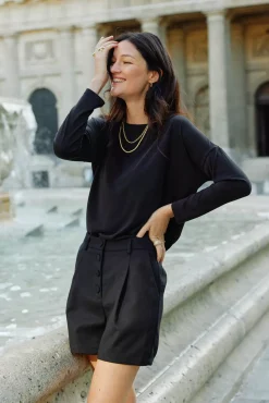 LA PETITE ÉTOILE Jupes & Shorts|Short Ezielle Noir
