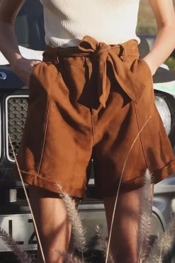 LA PETITE ÉTOILE Jupes & Shorts|Short Racine S Camel