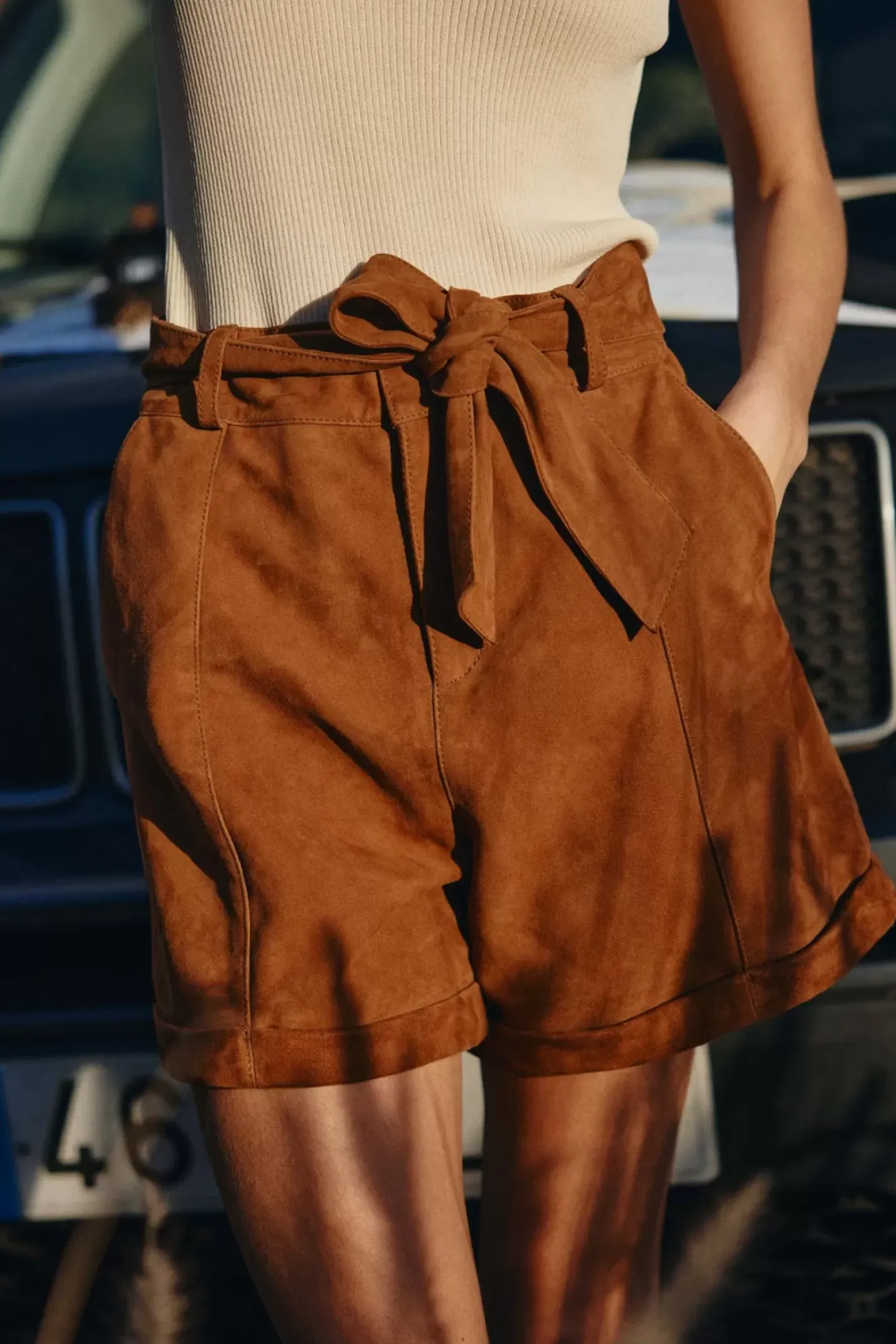 LA PETITE ÉTOILE Jupes & Shorts|Short Racine S Camel