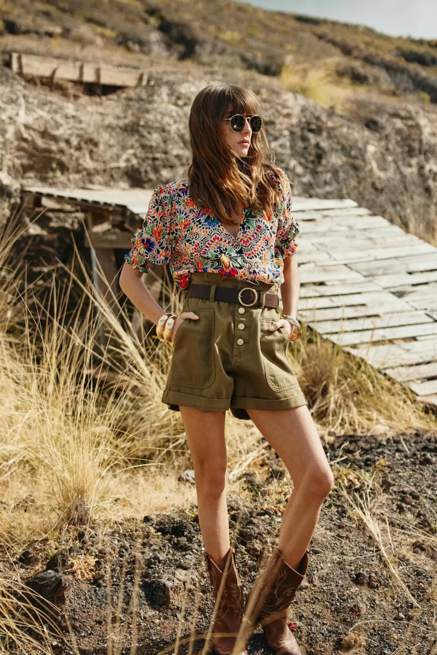LA PETITE ÉTOILE Jupes & Shorts|Short Viggo Kaki