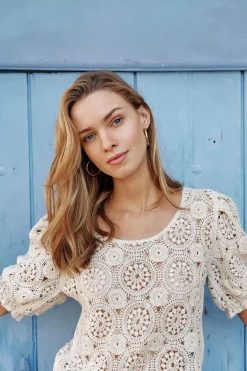 LA PETITE ÉTOILE Tops|Top Alliyah Beige