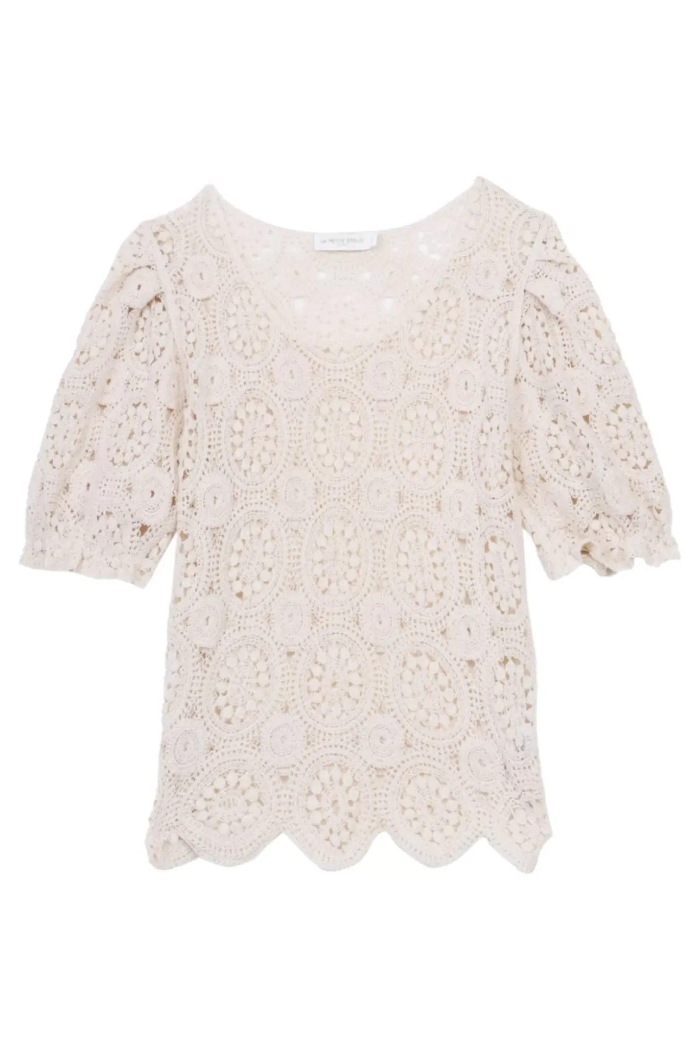 LA PETITE ÉTOILE Tops|Top Alliyah Beige
