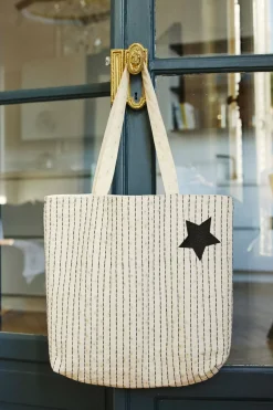 LA PETITE ÉTOILE Accessoires|Tote-Bag Briller Ecru