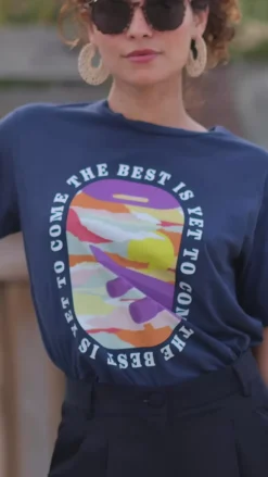 LA PETITE ÉTOILE Tops|T-Shirt Best Marine