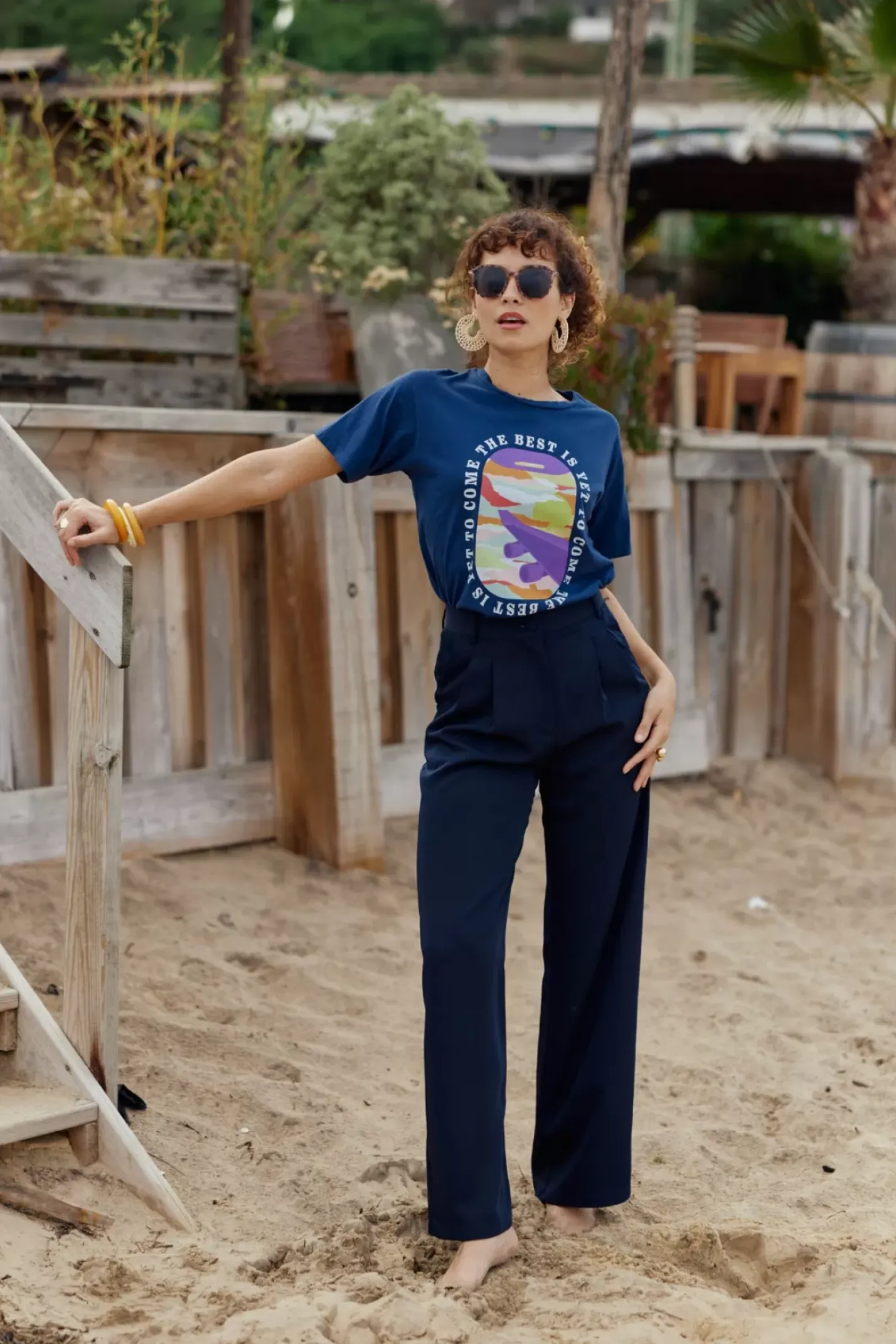 LA PETITE ÉTOILE Tops|T-Shirt Best Marine