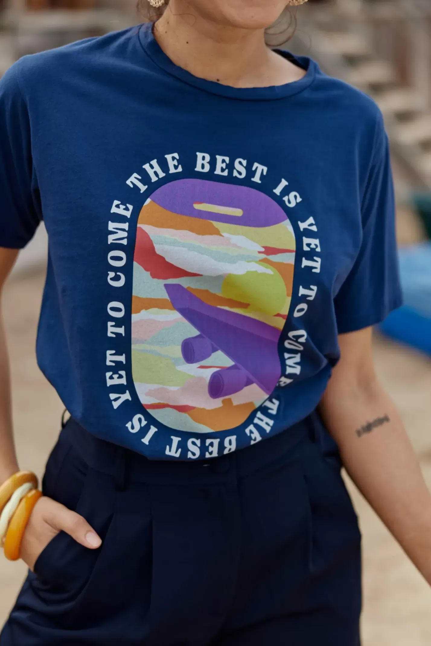 LA PETITE ÉTOILE Tops|T-Shirt Best Marine