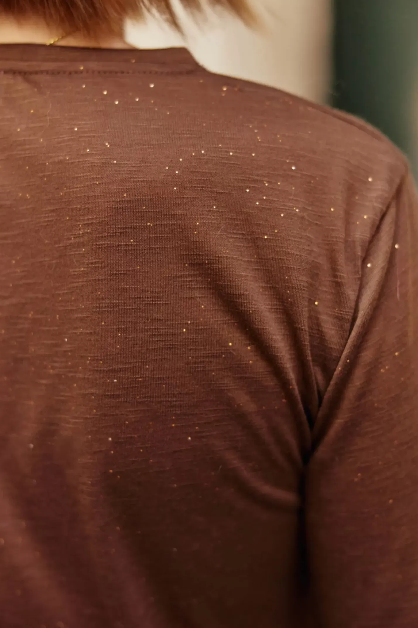 LA PETITE ÉTOILE Tops|T-Shirt Calliopy Choco