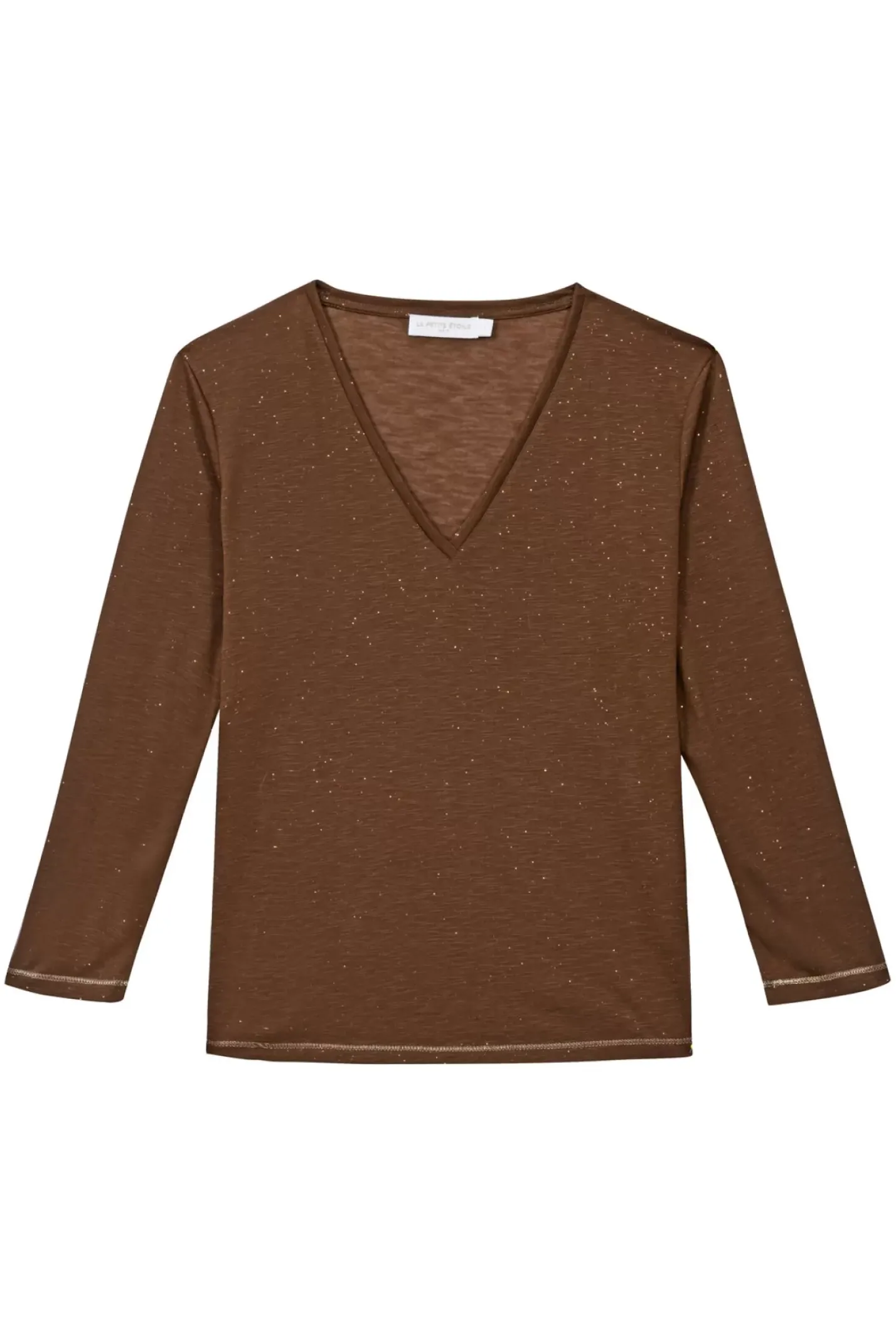 LA PETITE ÉTOILE Tops|T-Shirt Calliopy Choco