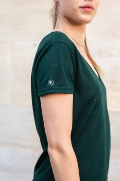 LA PETITE ÉTOILE Tops|T-Shirt Elvie Vert