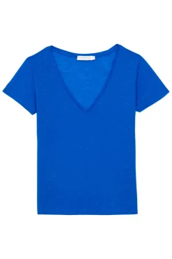 LA PETITE ÉTOILE Tops|T-Shirt Elvie Bleu