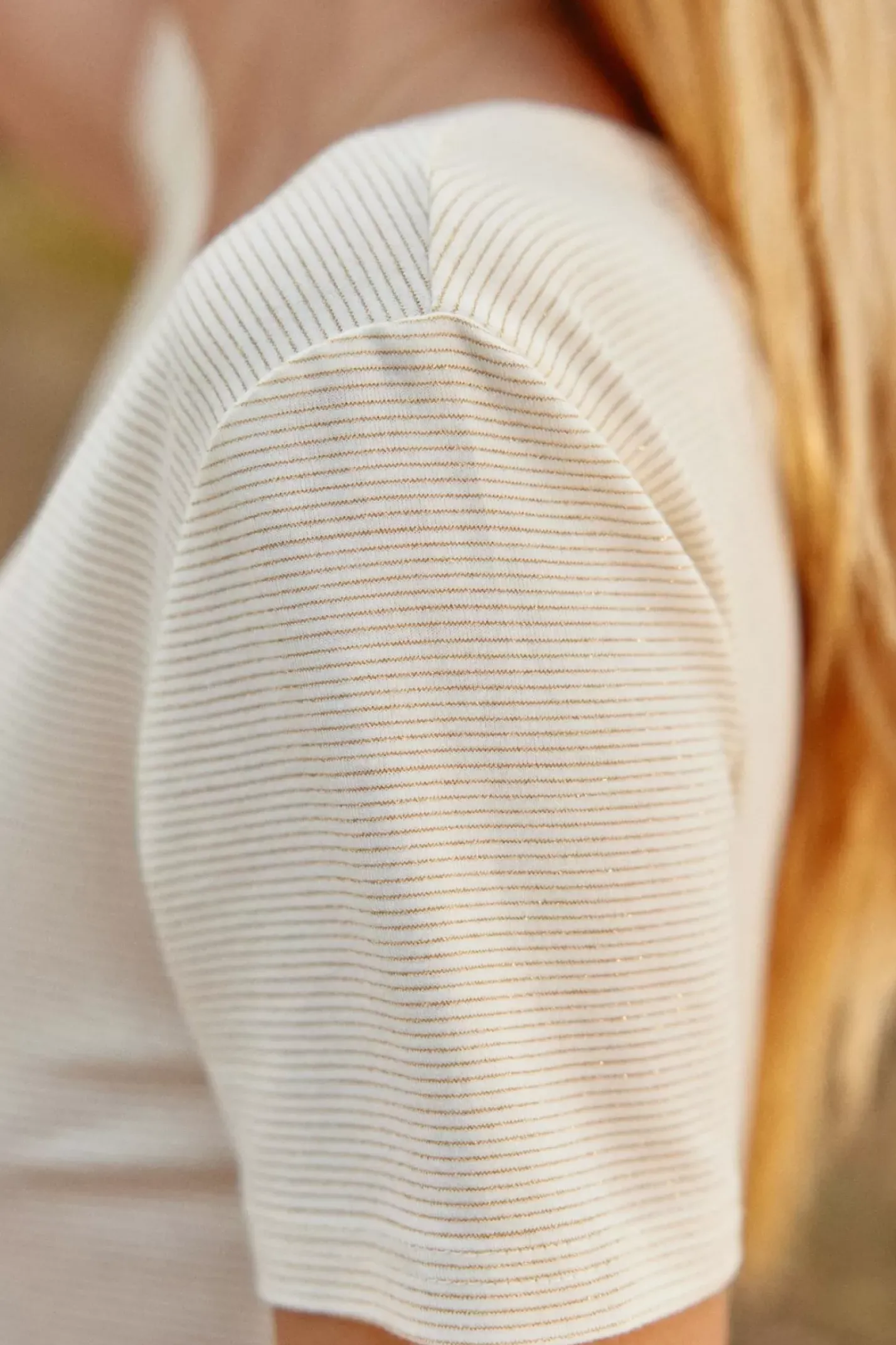 LA PETITE ÉTOILE Tops|T-Shirt Kayla Ecru