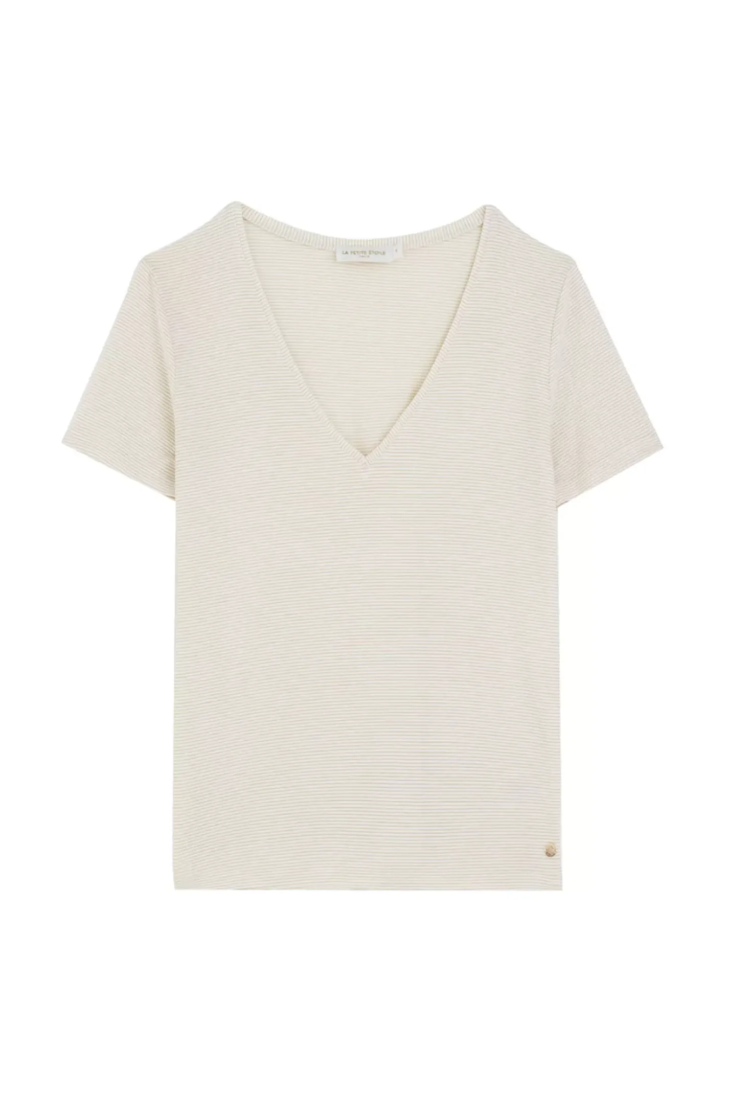 LA PETITE ÉTOILE Tops|T-Shirt Kayla Ecru