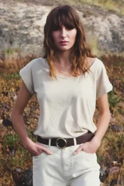 LA PETITE ÉTOILE Tops|T-Shirt Marwa Beige