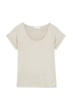 LA PETITE ÉTOILE Tops|T-Shirt Marwa Beige