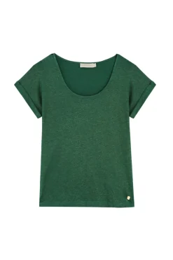 LA PETITE ÉTOILE Tops|T-Shirt Marwa Vert