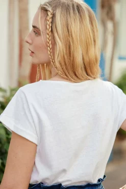 LA PETITE ÉTOILE Tops|T-Shirt Marwa Ecru