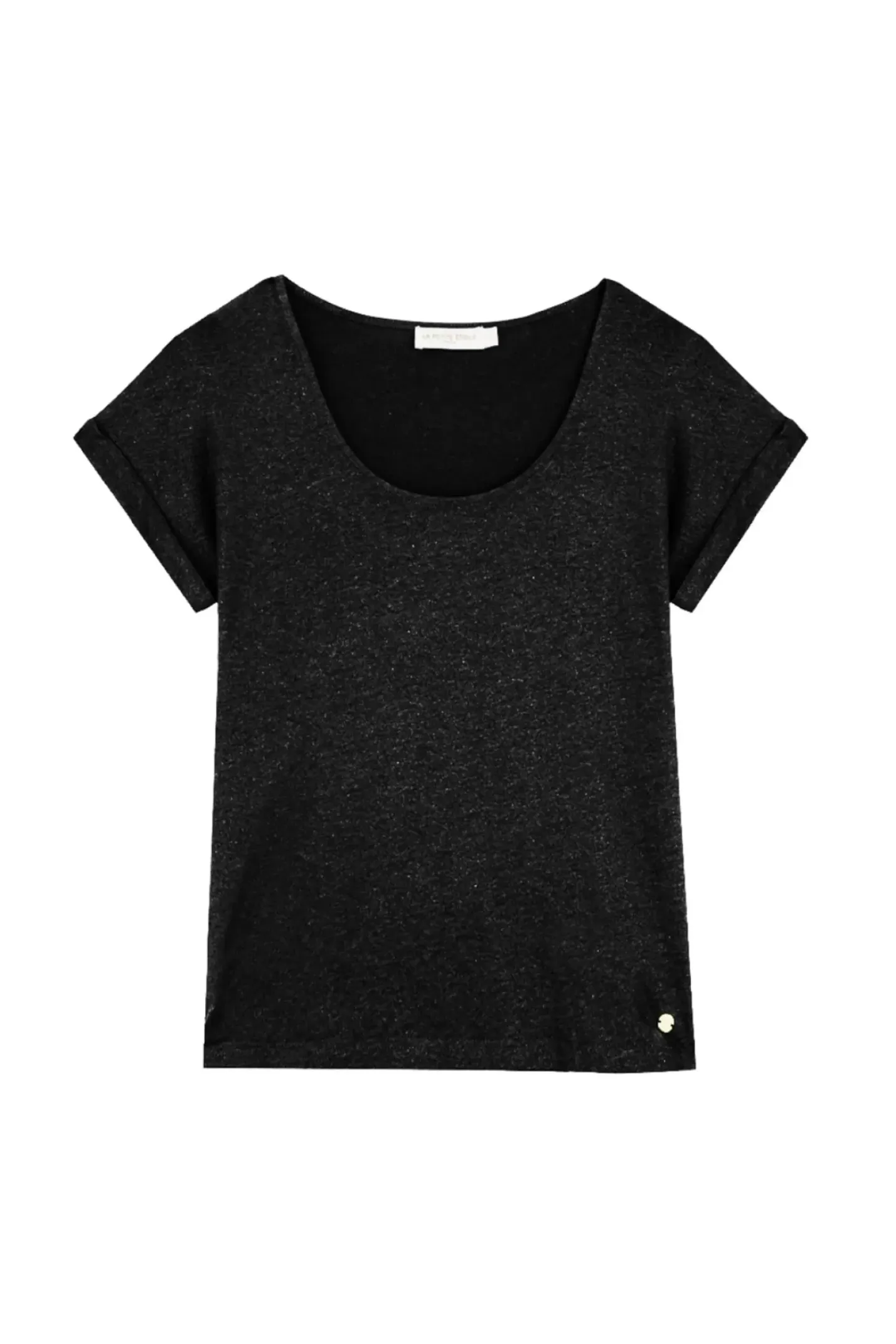 LA PETITE ÉTOILE Tops|T-Shirt Marwa Noir