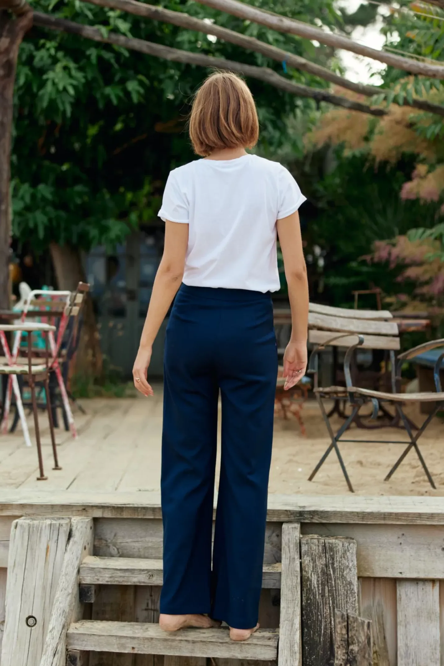 LA PETITE ÉTOILE Tops|T-Shirt Roll-In Blanc