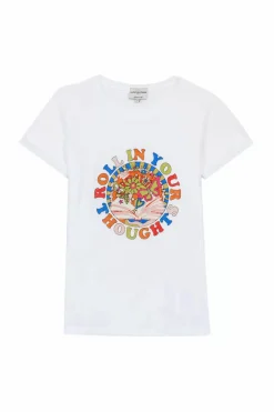 LA PETITE ÉTOILE Tops|T-Shirt Roll-In Blanc