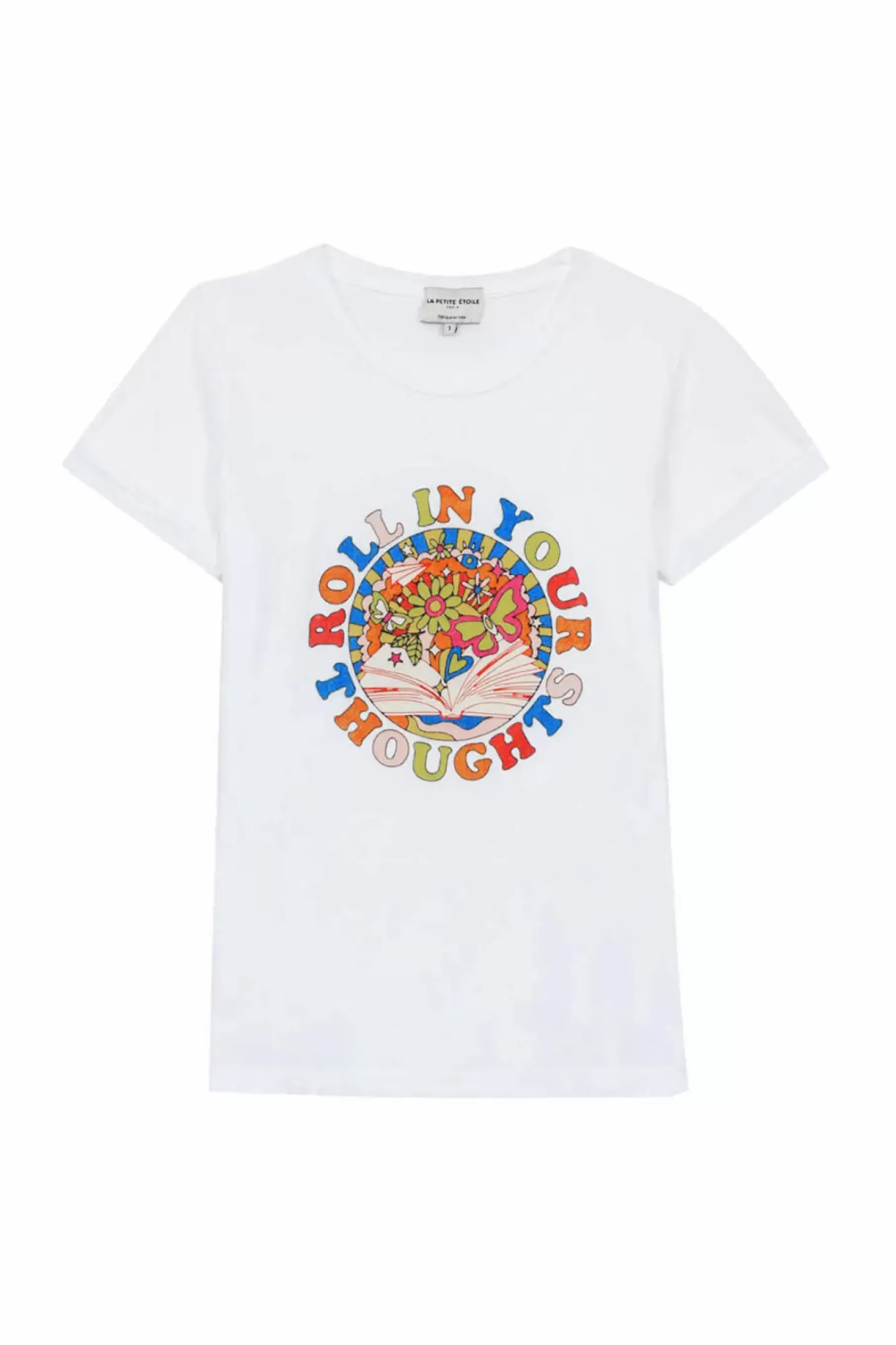 LA PETITE ÉTOILE Tops|T-Shirt Roll-In Blanc