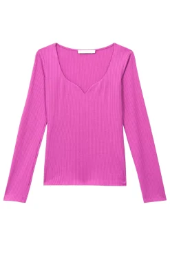 LA PETITE ÉTOILE Tops|T-Shirt Rosila Rose