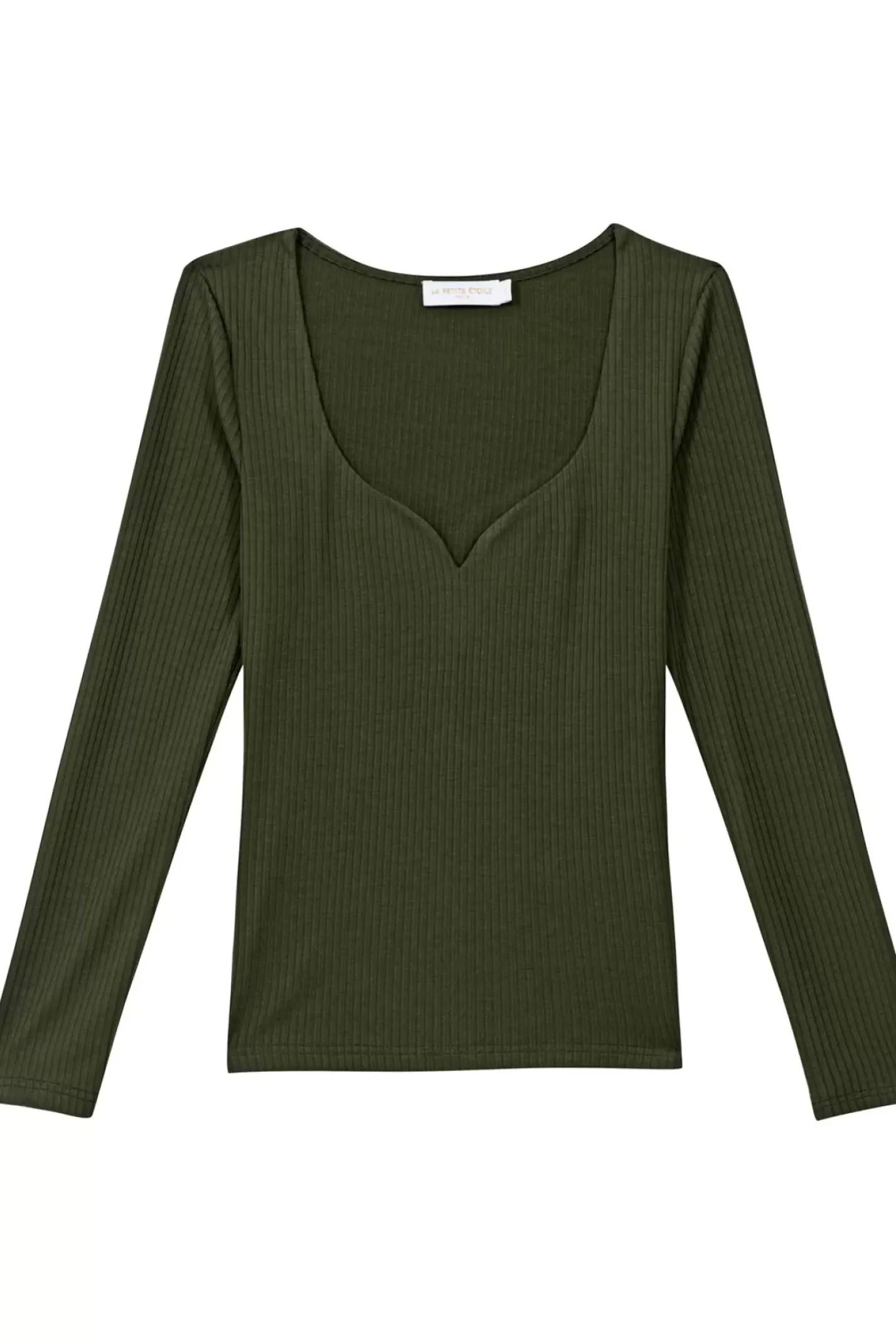 LA PETITE ÉTOILE Tops|T-Shirt Rosila Kaki