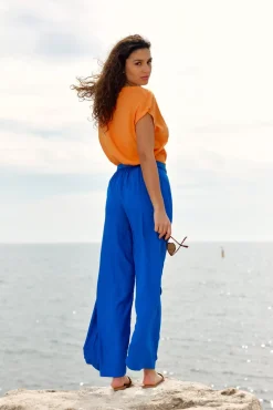 LA PETITE ÉTOILE Tops|T-Shirt Safia Orange