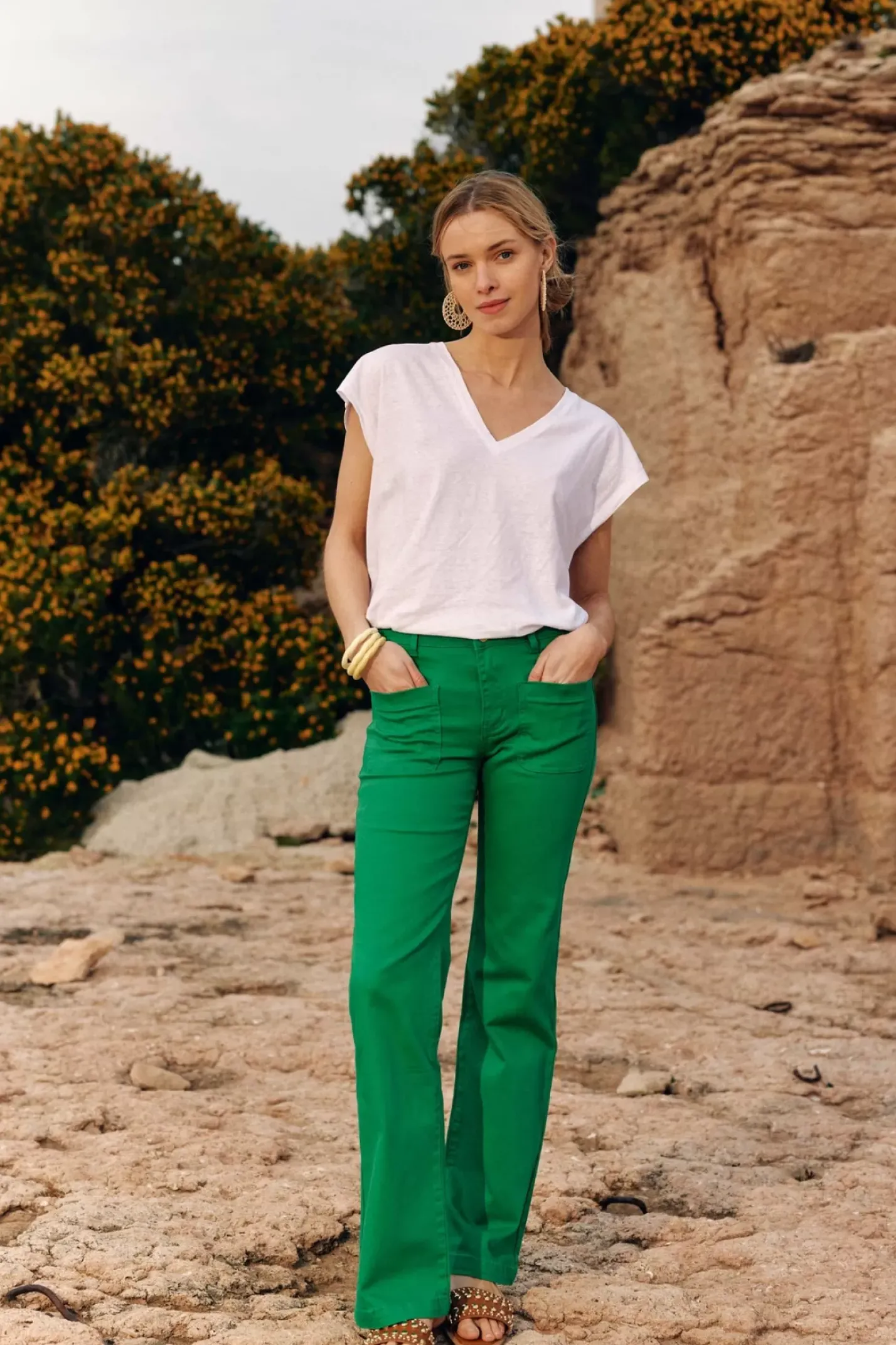 LA PETITE ÉTOILE Tops|T-Shirt Safia Blanc